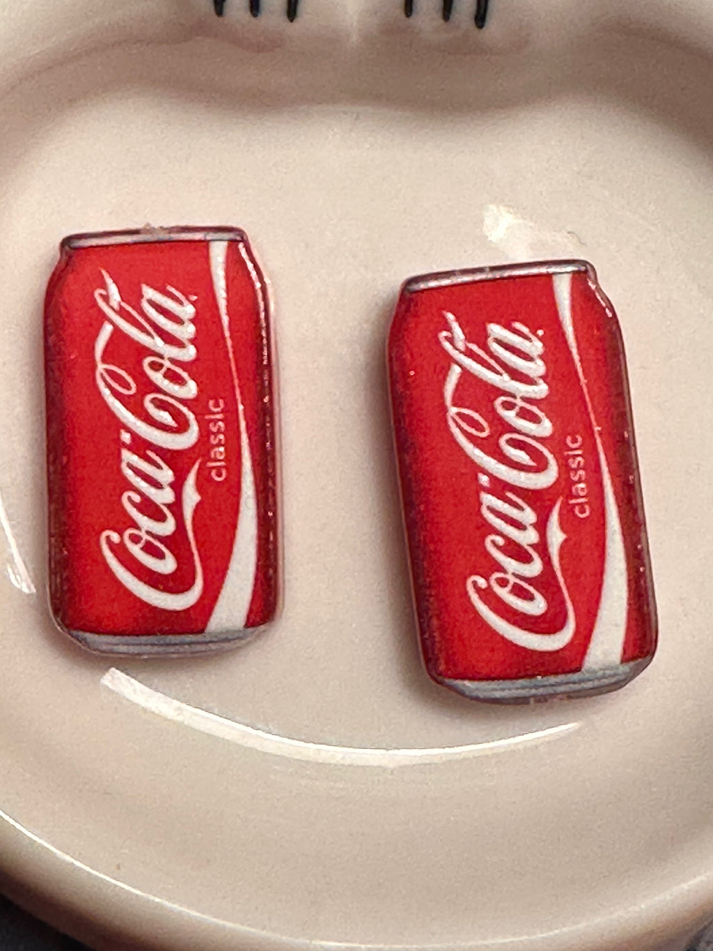 Coke inspired acrylic beads
