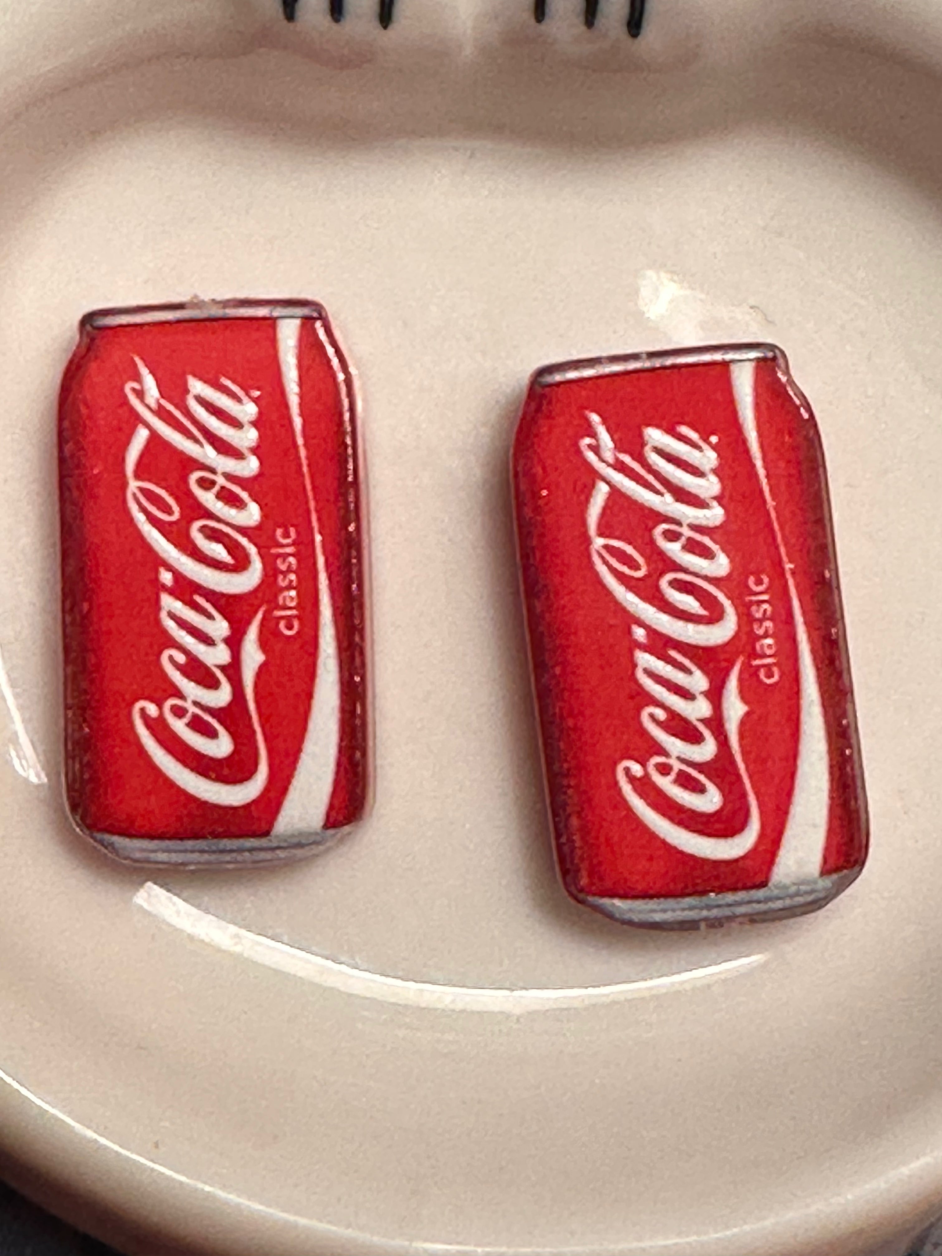 Coke inspired acrylic beads