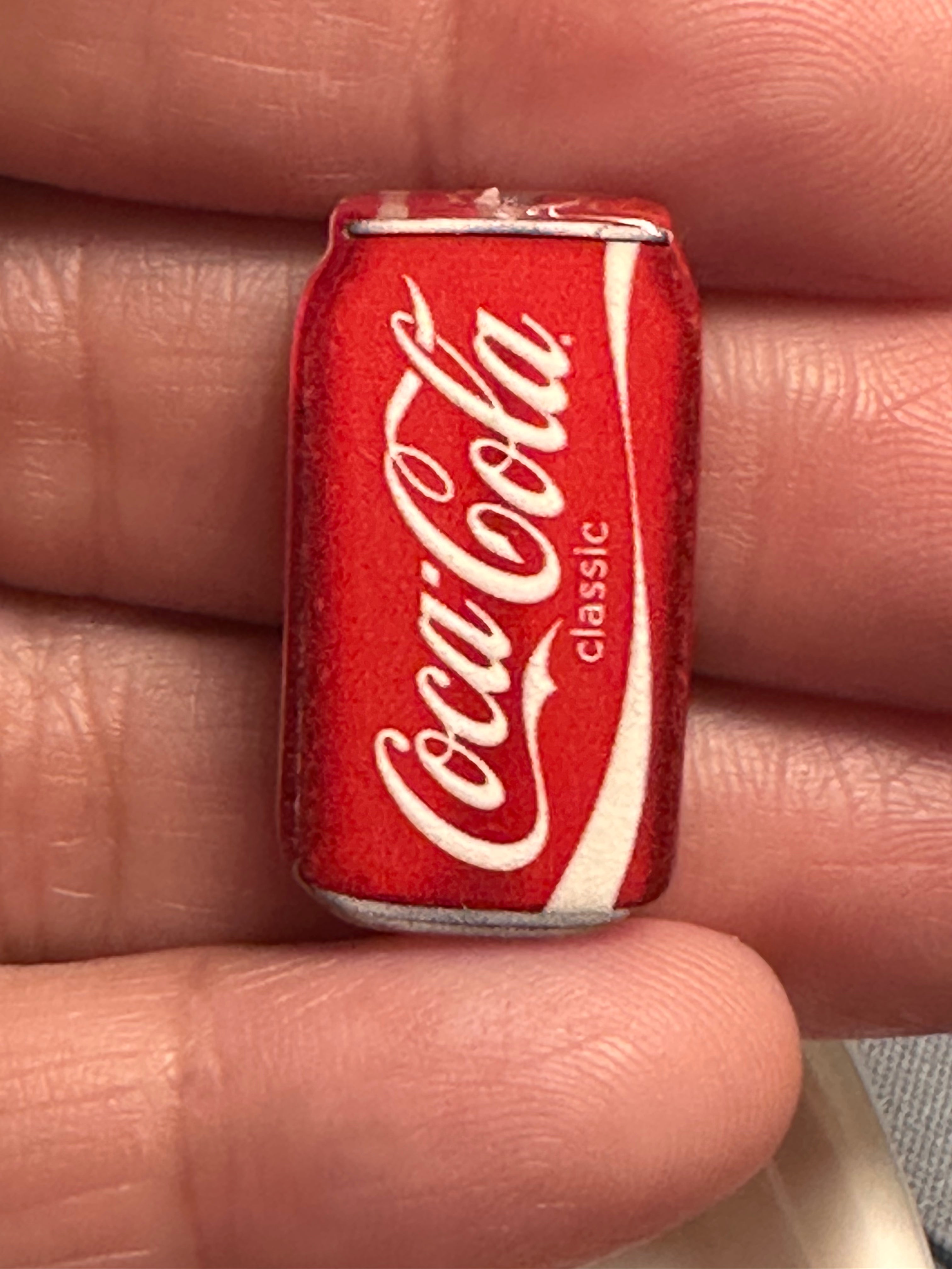 Coke inspired acrylic beads